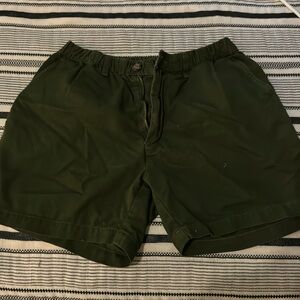 Chubbies Green Shorts 5.5inch